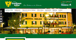 Desktop Screenshot of hoteladler.com